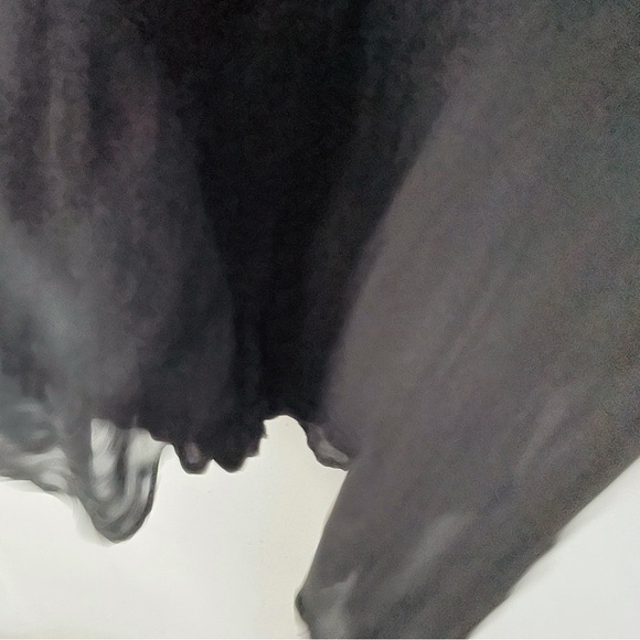 Zara Black Polka Dot Wrap Romper | Swiss Dot Long Sleeve | Size Small - Picture 3 of 4